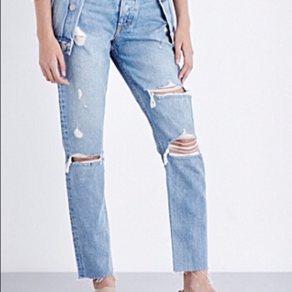 Grlfrnd Karolina jeans destroyed size 30 - Picture 1 of 8